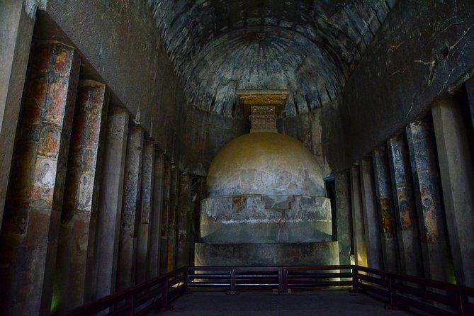Ajanta & Ellora Caves, Aurangabad and Lonar Meteor Lake, 6 days from Mumbai - Ajanta Caves: 30 cliff caves, Jataka tales, and paintings you’ll remember later