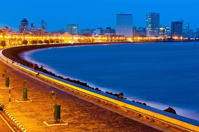Mumbai City of Dreams Tour in Private Vehicle - Crawford Market and Marine Drive: shopping plus a view line