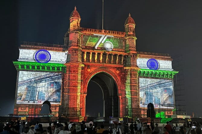 Mumbai Night Tour: Queen’s Necklace, Skyline & Heritage Lights - St. Thomas Cathedral, Readymoney Mansion, and the church-to-mansion mood shift