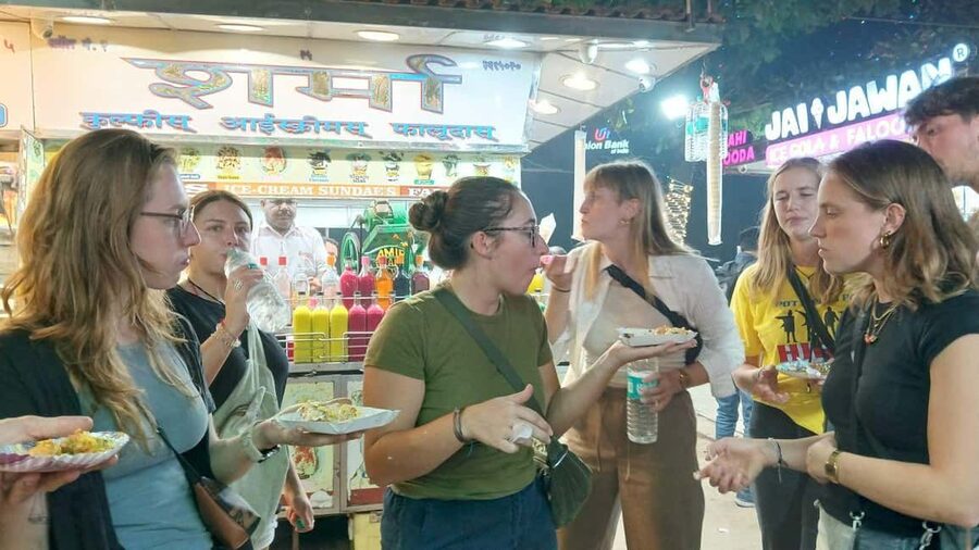 Mumbai Street Food Tour with Evening Bazaar Walk - The vegetarian half: pani puri, kulfi, and clean-stall habits
